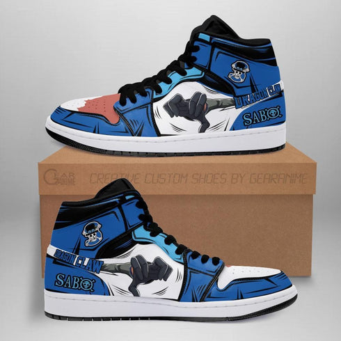 Dragon Claw Sabo Sneakers Custom Anime OP -kengät